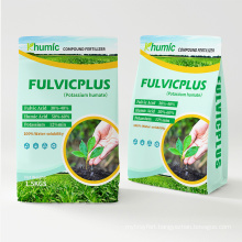 "Fulvicplus"organic fertilizer for crop water fertilizer in agriculture  leonardite source Super Potassium Humate flake